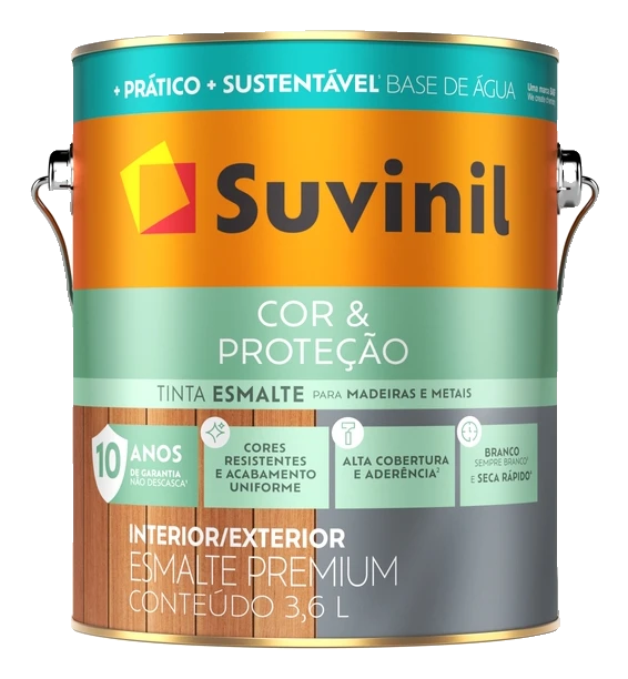 Esmalte Cor e Proteção — Suvinil, disponível na Casacor