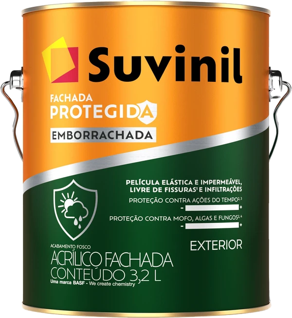 Fachada Protegida Emborrachada — Suvinil, disponível na Casacor