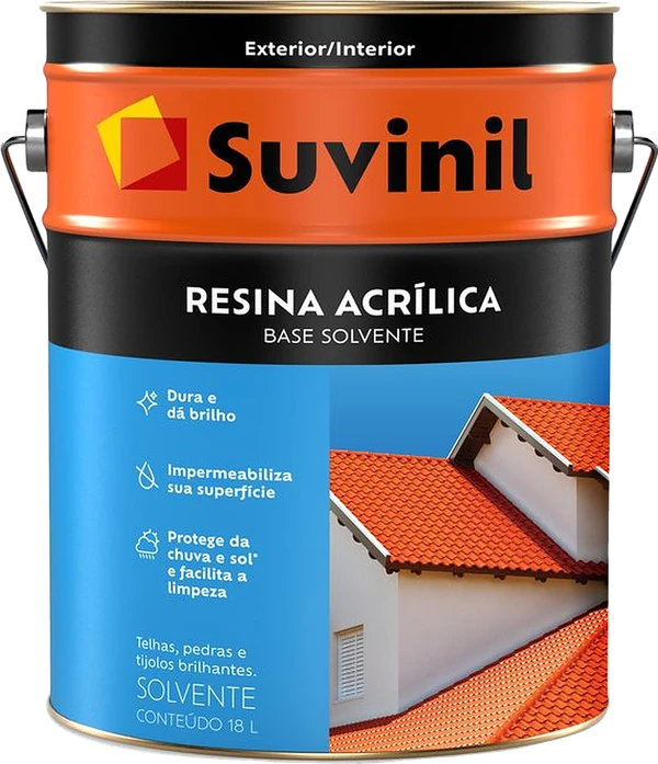 Resina Acrílica Base Solvente — Suvinil, disponível na Casacor