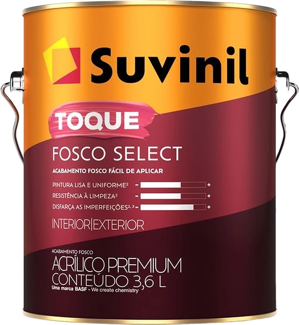 Toque Fosco Select — Suvinil, disponível na Casacor