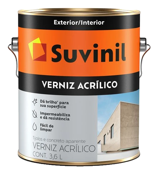Verniz Acrílico — Suvinil, disponível na Casacor