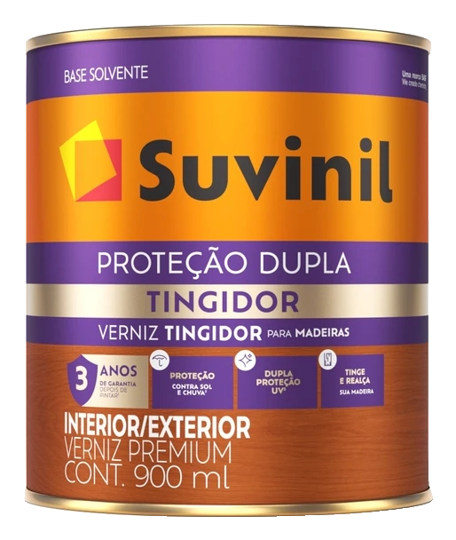 Verniz Tinge e Protege — Suvinil, disponível na Casacor