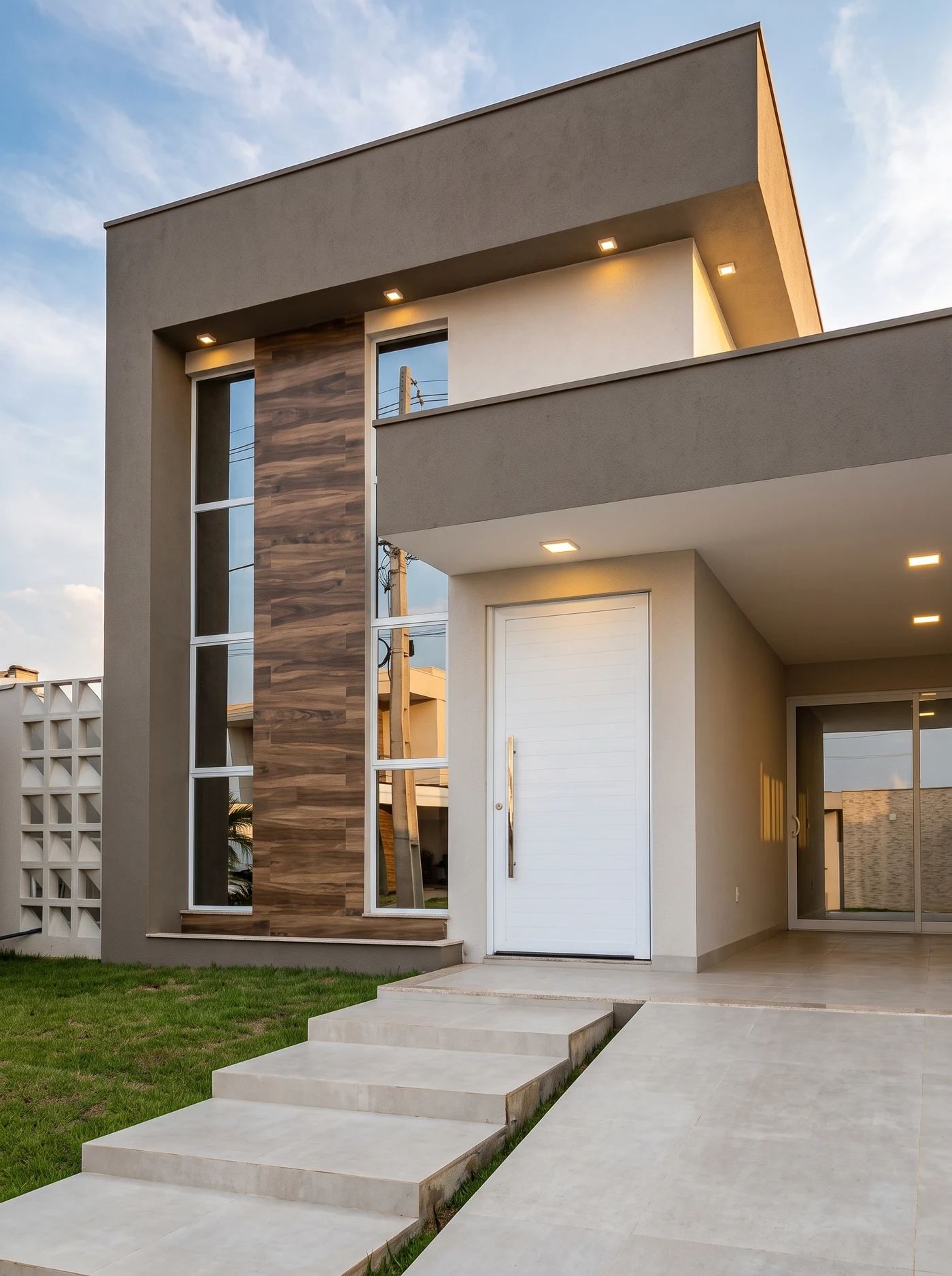Fachada na cor original